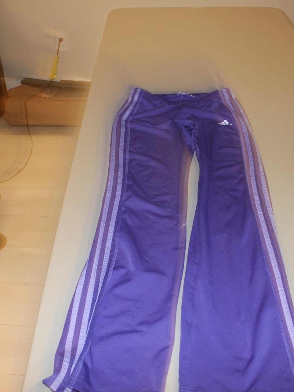Purple Adidas Athletic Pants Size L Or XL